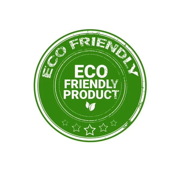 Eco Friendly ekologisk naturlig produkt Web Icon grön Logo — Stock vektor