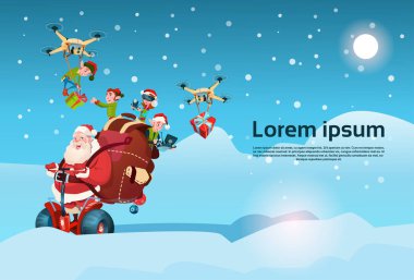 Santa Claus Ride elektrik Segway Scooter