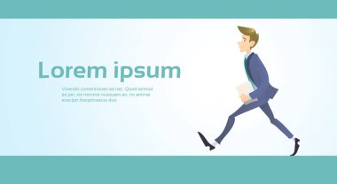 Acele iş adamı yürüyüş