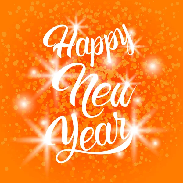 Orange happy new year Vector Images | Depositphotos