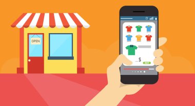 Uygulama Banner Online alışveriş