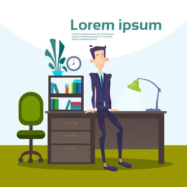 İş adamı iç çalışma alanı