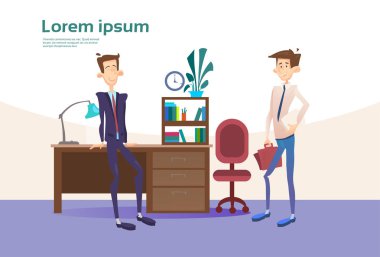 İşadamı müdür ofis çalışanları