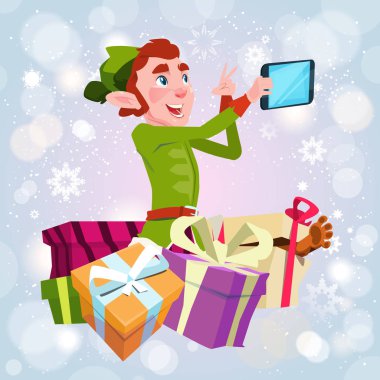 Santa Claus Yardımcısı yeşil Elf 