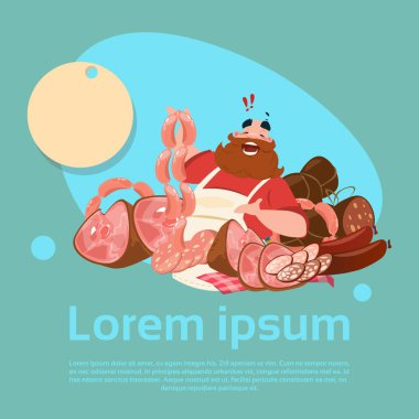 Çiftçi domuz eti et ürünleri çevre çiftlik Organik pazarında satmak