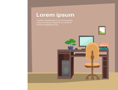 Hiçbir insan işyeri Resepsiyon çalışma alanı Office iç boş