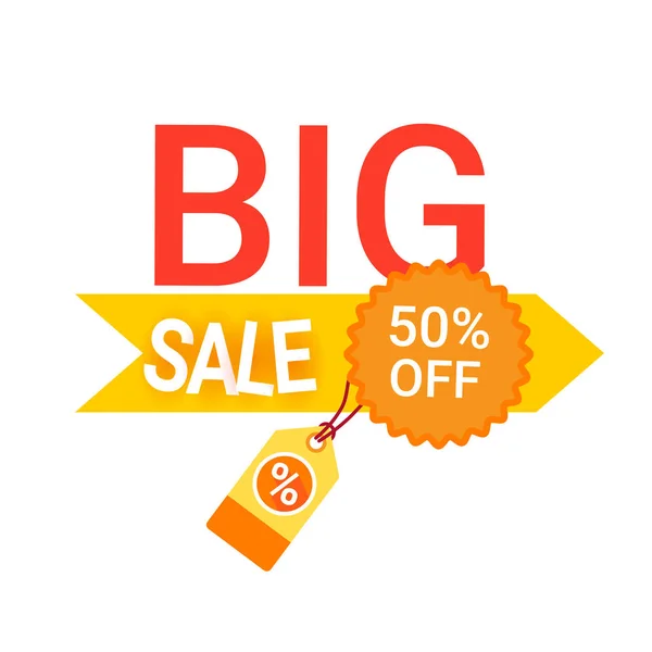 Oferta especial Descuento Big Sale Shopping Banner — Vector de stock
