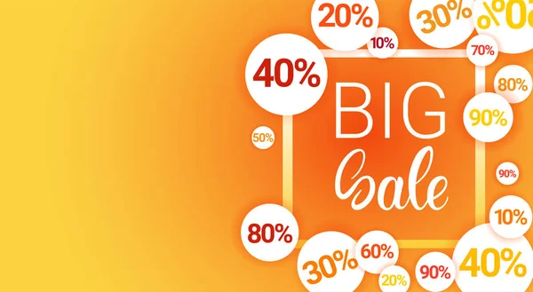 Oferta especial Descuento Big Sale Shopping Banner — Vector de stock