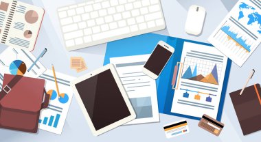 İşyeri danışma belgeleri kağıtları klasörü Office in en iyi görüş açısı