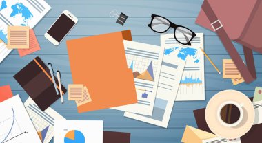 İşyeri danışma belgeleri kağıtları klasörü Office in en iyi görüş açısı