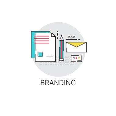 İş simge reklam marka şirket