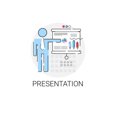 İş tanıtımı seminer konferans beyin fırtınası işlem simgesi