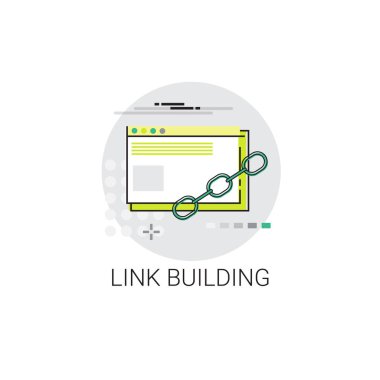 Bağlantı kurma Seo Keywording arama simgesi