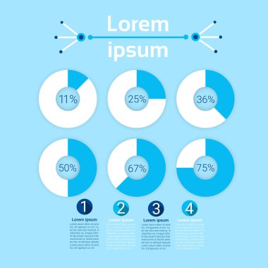 Finans diyagramı Infographic simgesi mali iş grafik grafik ayarla