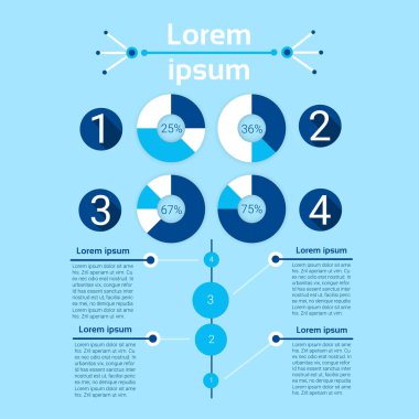Finans diyagramı Infographic simgesi mali iş grafik grafik ayarla