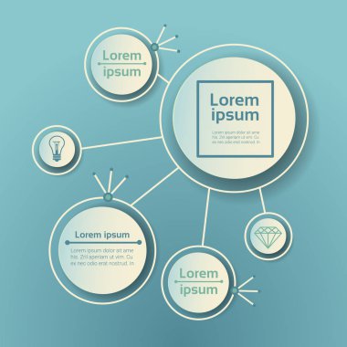 Finans diyagramı Infographic simgesi mali iş grafik grafik ayarla