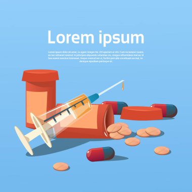 Sağlık tıbbi ilaç tablet şişe