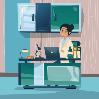 Doktor kadın Office klinik iç çalışma alanı hastane tıp Bakımı