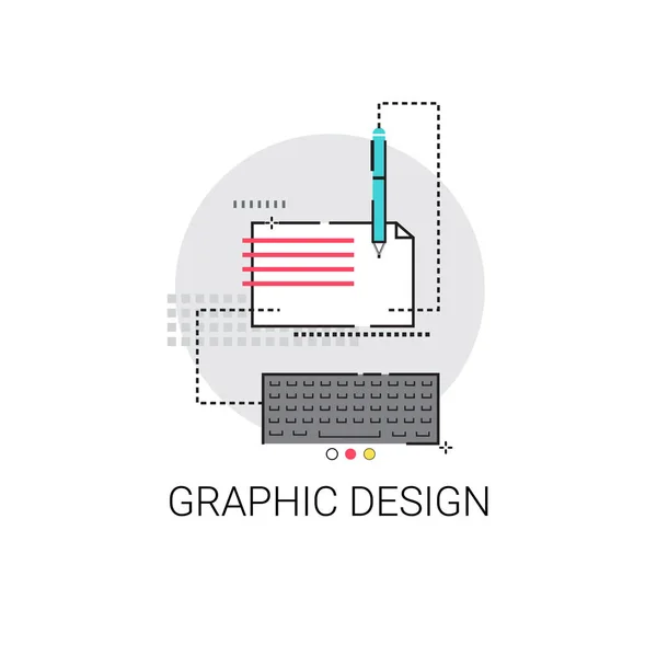 Diseño Gráfico Web Icono de Desarrollo de Aplicaciones — Archivo Imágenes Vectoriales