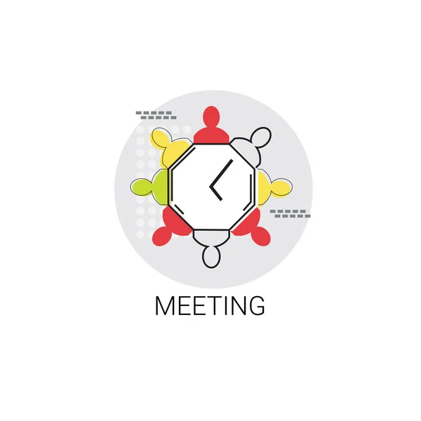 Obchodní tým setkání Brainstorm ikona — Stockový vektor