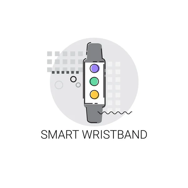 Smart armband Trecker teknik elektronisk anordning — Stock vektor