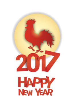 Mutlu yıllar 2017 horoz kuş Asya burç