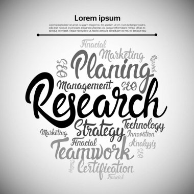 Planlama geliştirme iş beyin fırtınası Infographic araştırma