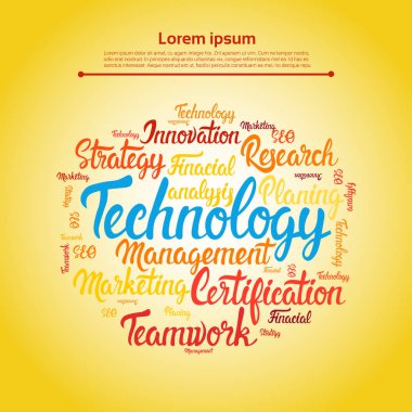 Yönetim teknoloji geliştirme iş beyin fırtınası Infographic