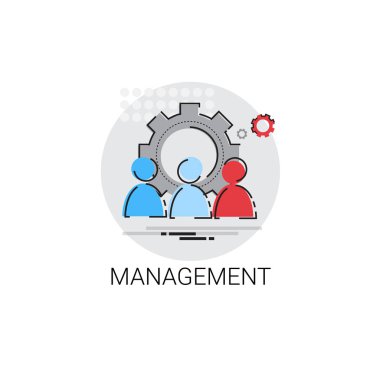 Yönetimi iş takım liderlik simgesini