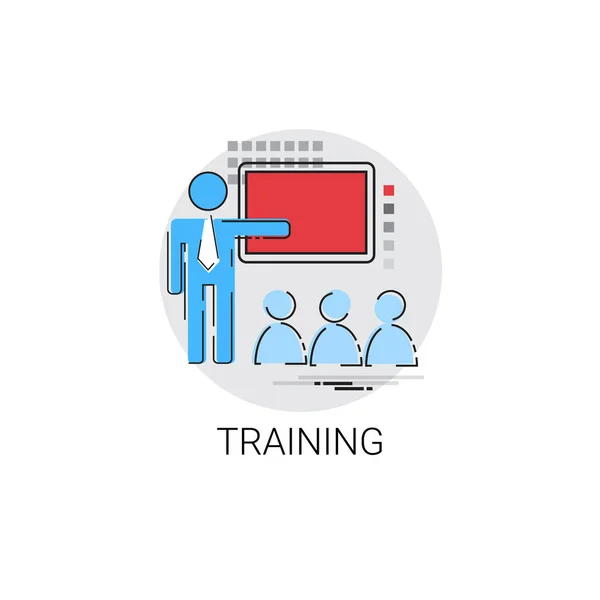 Leren Training cursussen onderwijs pictogram — Stockvector