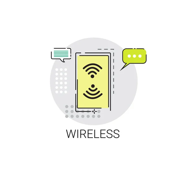 Icona del segnale Wifi Icona di connessione wireless gratuita — Vettoriale Stock