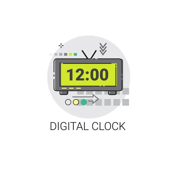 Cyfrowy zegar Countdown Watch ikona — Wektor stockowy