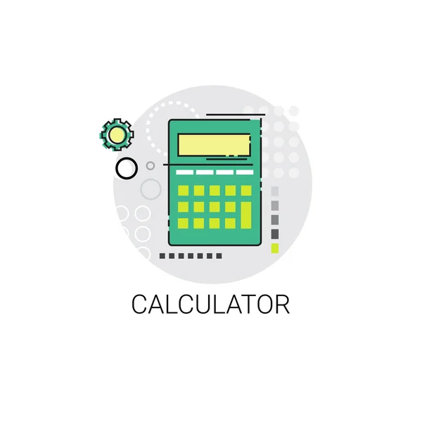 Знак финансового анализа бухгалтера калькулятора — стоковый вектор