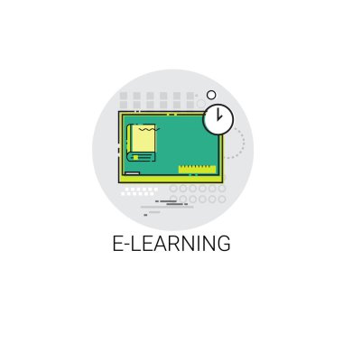 Derecesi Online öğrenme uzaktan eğitim simgesi