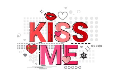 Sevgililer günü Hediyelik tebrik kartı tatil seviyorum kalp şekli afiş