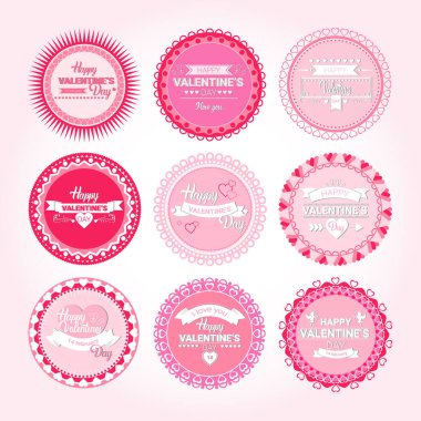 Sevgililer günü hediye kart tatil aşk etiket Pul Seti