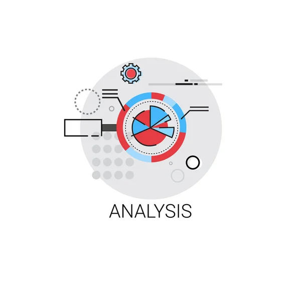 Аналітика Іконка фінансового бізнес аналізу — стоковий вектор