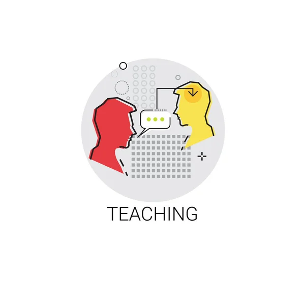 Conocimiento aprendizaje Icono de educación en línea — Vector de stock
