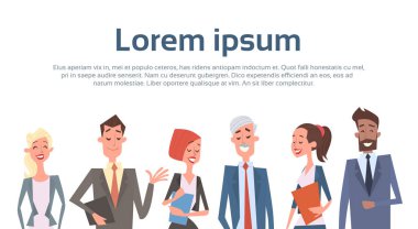 İş adamları takım insan kaynakları iş arkadaşları grup