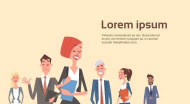 İş adamları takım insan kaynakları iş arkadaşları grup