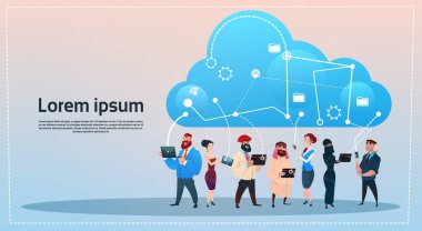 Mix yarış insanlar becerikli alet bulut veritabanı sosyal ağ iletişim kavramı kullanarak grubu