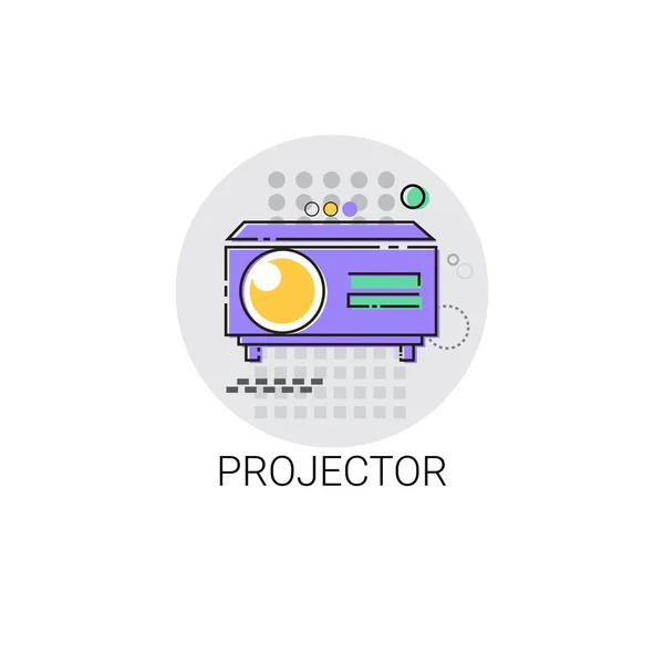 Proyector de Película Cine Icono — Vector de stock