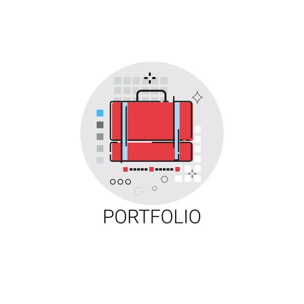 Ikona portfolia obchodní povolání — Stockový vektor