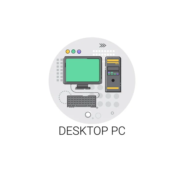 PC-Desktop-Ikone — Stockvektor
