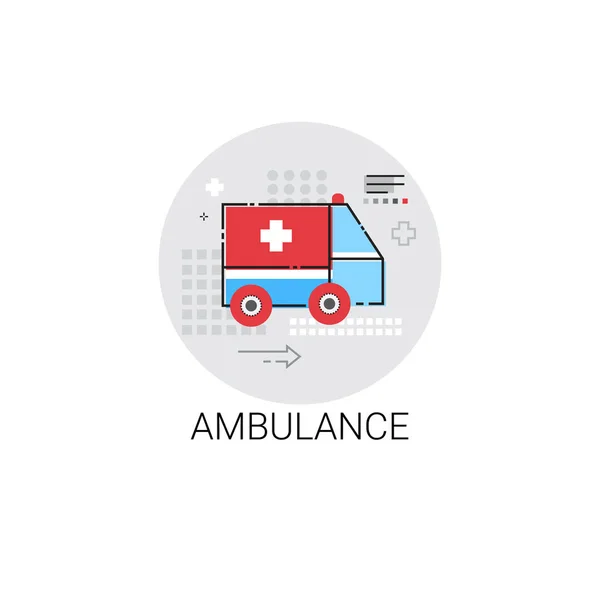 Ambulancia Hospital Médicos Clínica Tratamiento Médico Icono — Archivo Imágenes Vectoriales