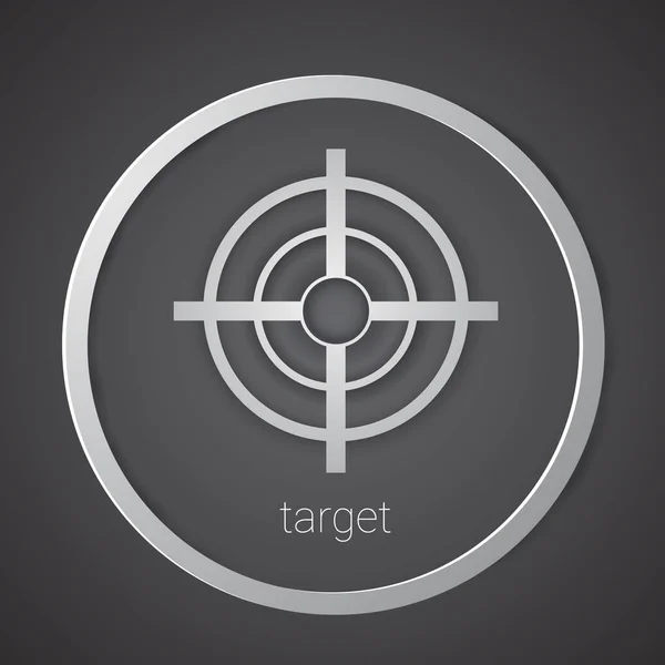 Target icon strategie neue idee business concept — Stockvektor