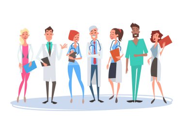 Grup Medial doktorlar takım klinikler hastane