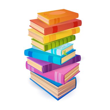 Kitap yığın okul eğitim kavramı