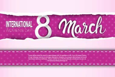 8 Mart Dünya Kadınlar Günü tebrik kartı
