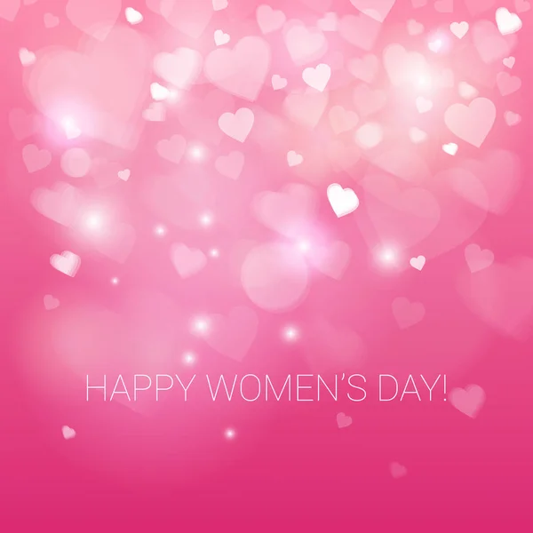 8 března mezinárodní ženy den blahopřání — Stockový vektor